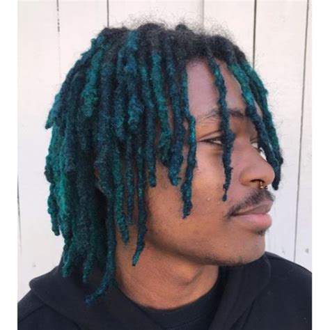 Green dreads male - Orange hair on dark skin male. The color orange is often associated with optimism, strength, and vitality. If you want a bold new hair color that will compliment your skin tone as well. High-top autumn orange curls. Bright …